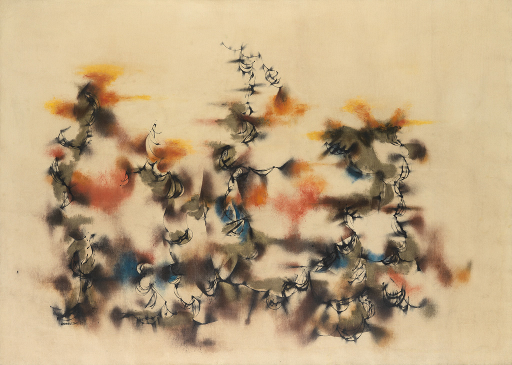 NORMAN LEWIS (1909 - 1979) Birds In Flight.
